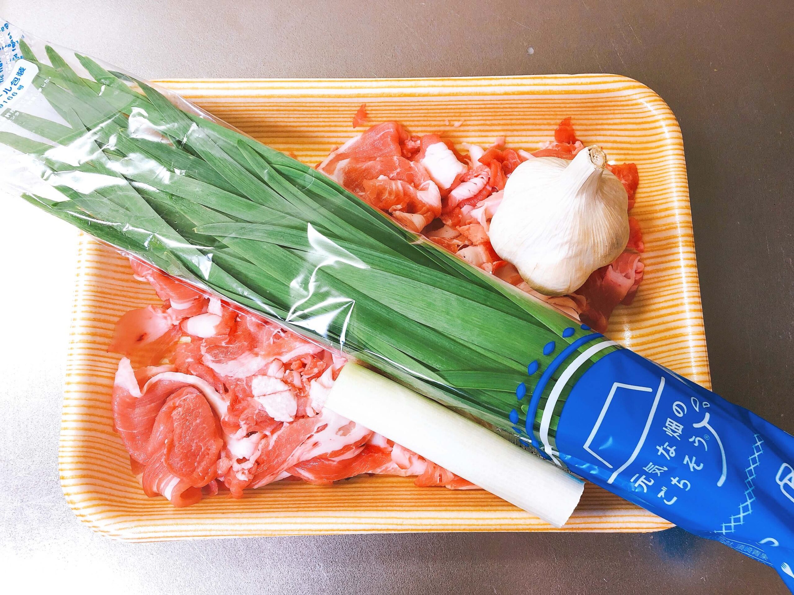 にんにくニラチャーハン具材