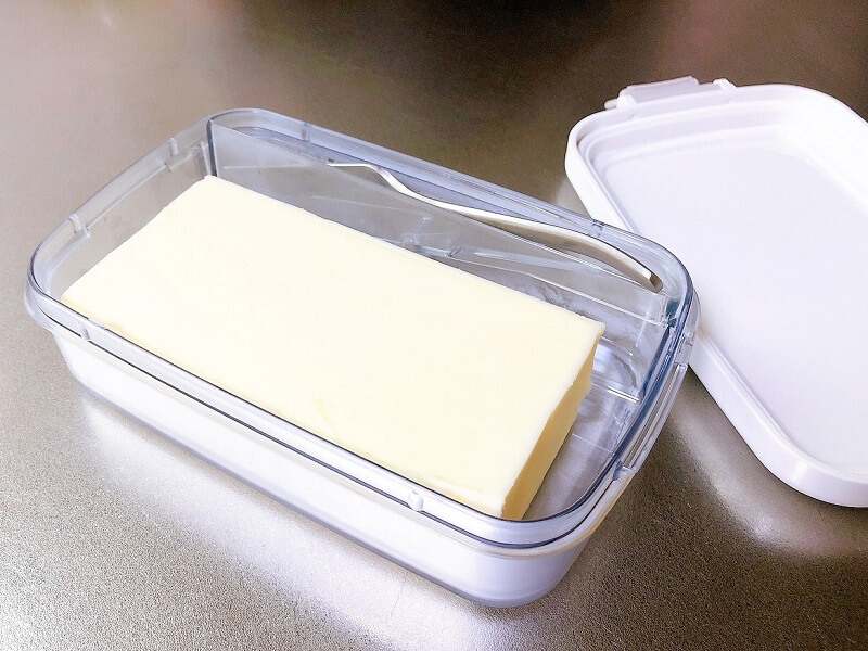密閉バターケース、ナイフ付き