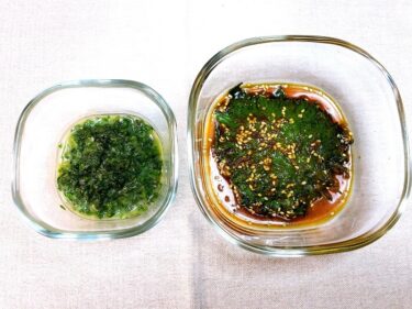 大葉の麹漬け2種