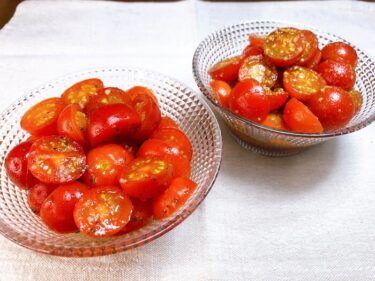 ミニトマトの漬け2種